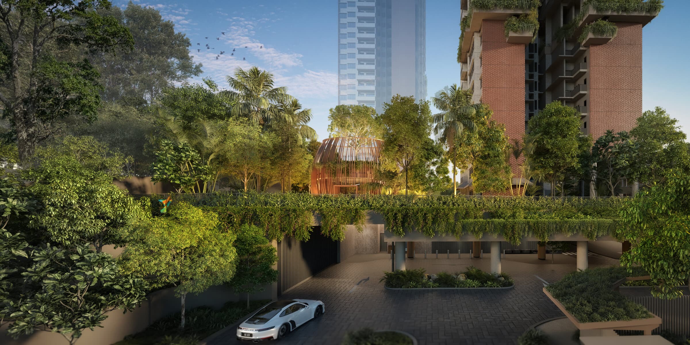Springleaf Residence main arrival court