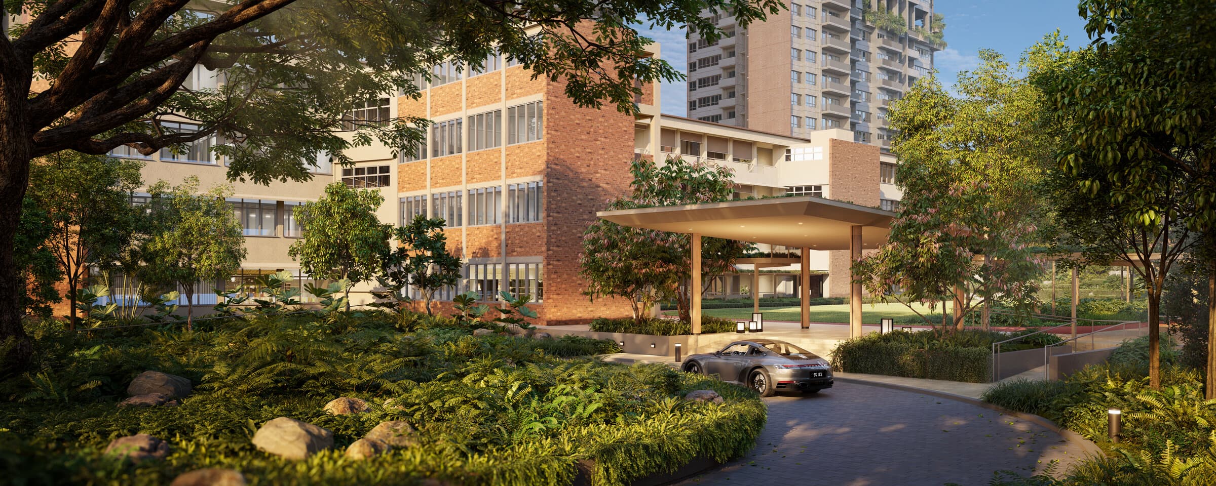 Springleaf Residence covered drop-off